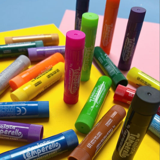 24 VERFSTIFTEN (GROOTVERPAKKING)