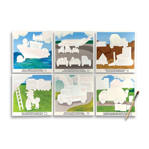 MAGISCHE KLEURPLATEN VOERTUIGEN (12ST)