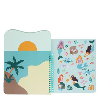 HERBRUIKBAAR STICKERBOEK: ZEEMEERMIN