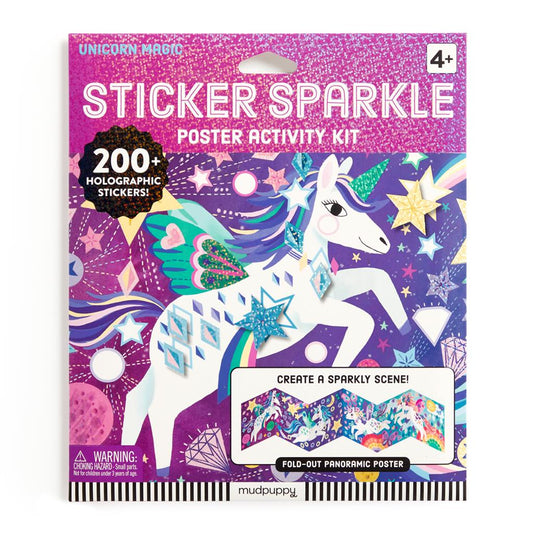 LANGE STICKERPOSTER (EENHOORNS)