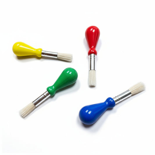 4 PEUTERPENSELEN ( PLASTIC)