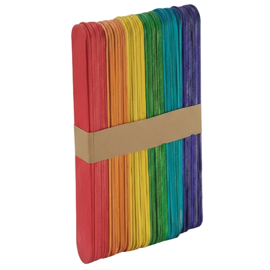 DIKKE GEKLEURDE LOLLYSTOKJES