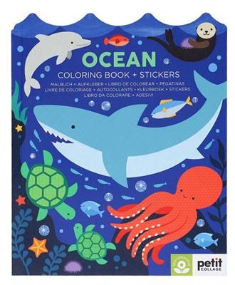 OCEAAN KLEURBOEK MET STICKERS