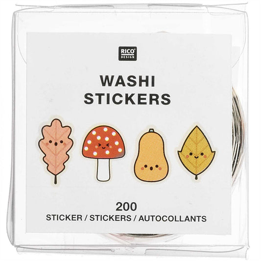 WASHI- STICKERS (NATUUR)