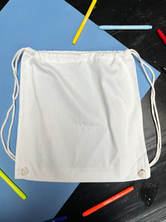 EEN BLANCO KATOENEN TURNZAK