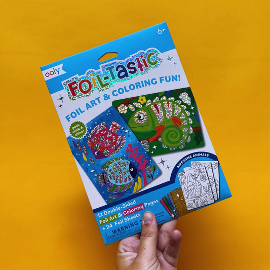 GLITTERFOLIE KLEURPLAAT: COOLE DIEREN