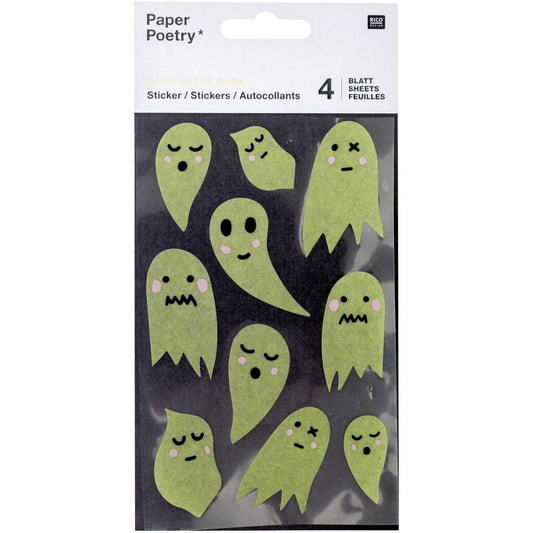 SPOOKY STICKERS  ( GLOW IN THE DARK)