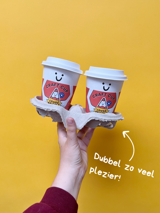 DUOPAK CRAFT CUPS:  ZWIERIGE OCTOPUS