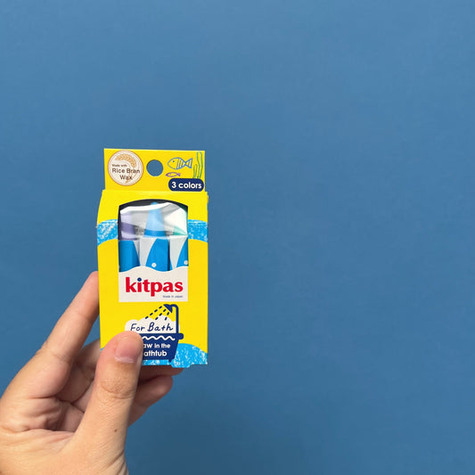 KITPAS BADKRIJTJES (PAARS, GROEN, BLAUW)