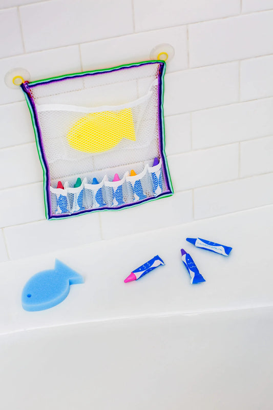 KITPAS BADKRIJT + BLAUWE SPONS EN NETJE