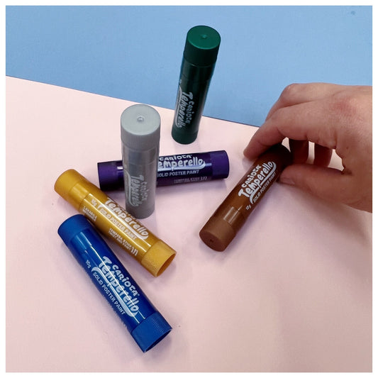 VERFSTIFTEN  (6 METALIC KLEUREN)