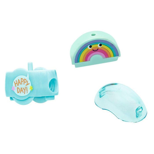 REGENBOOG SLIJPER/GOM