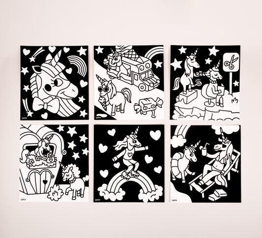 VELVET KLEURPLAAT EENHOORN