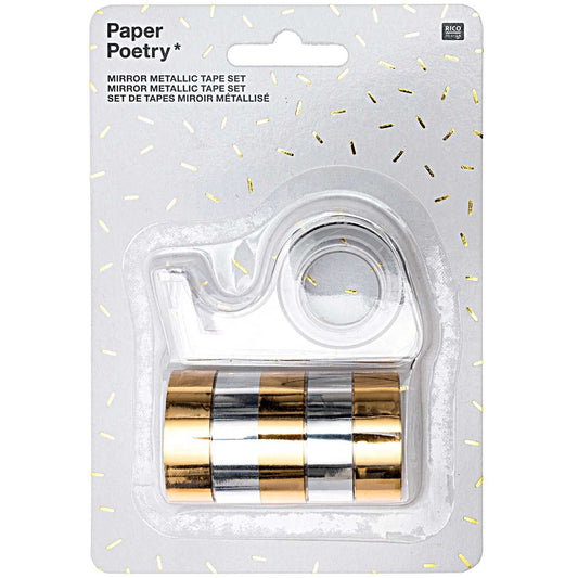 paper poetry mirror tape