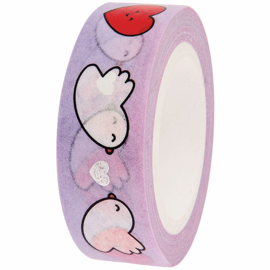 Tape Chingu vogels/hartjes