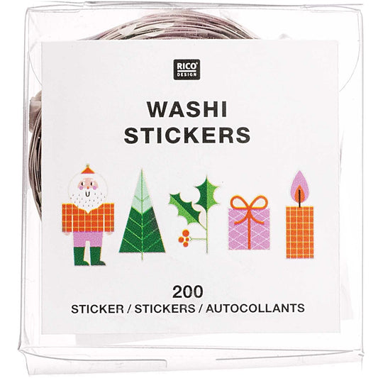 WASHI- STICKERS (KERST)