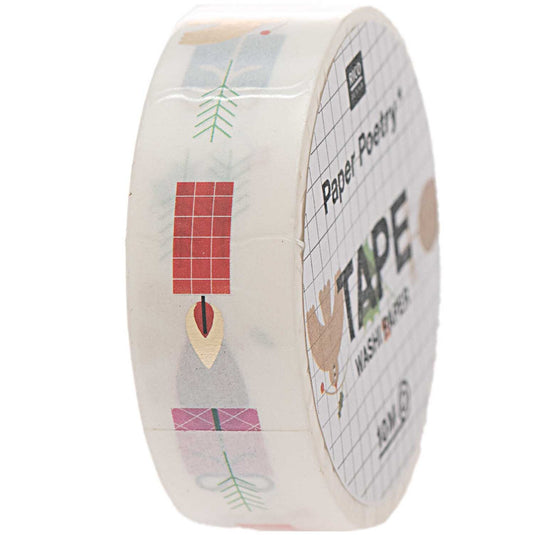 WASHI-TAPE KERST WIT