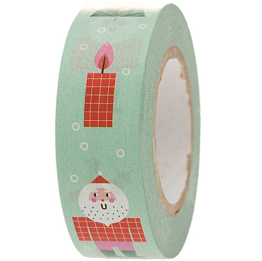 WASHI-TAPE KERST MUNTGROEN