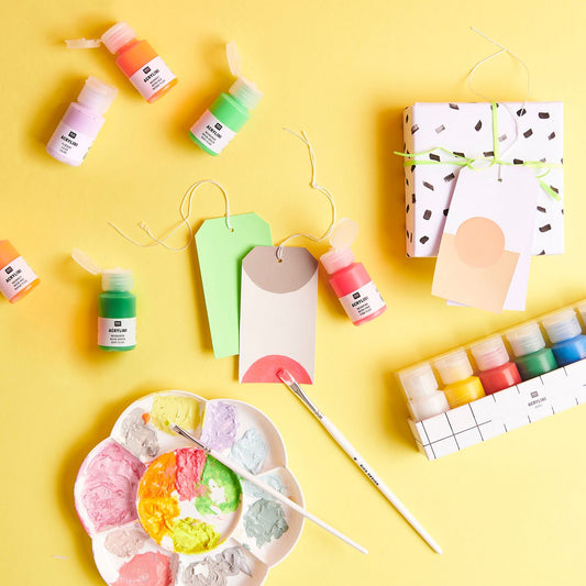 ACRYLVERF ( VROLIJKE KLEUREN)