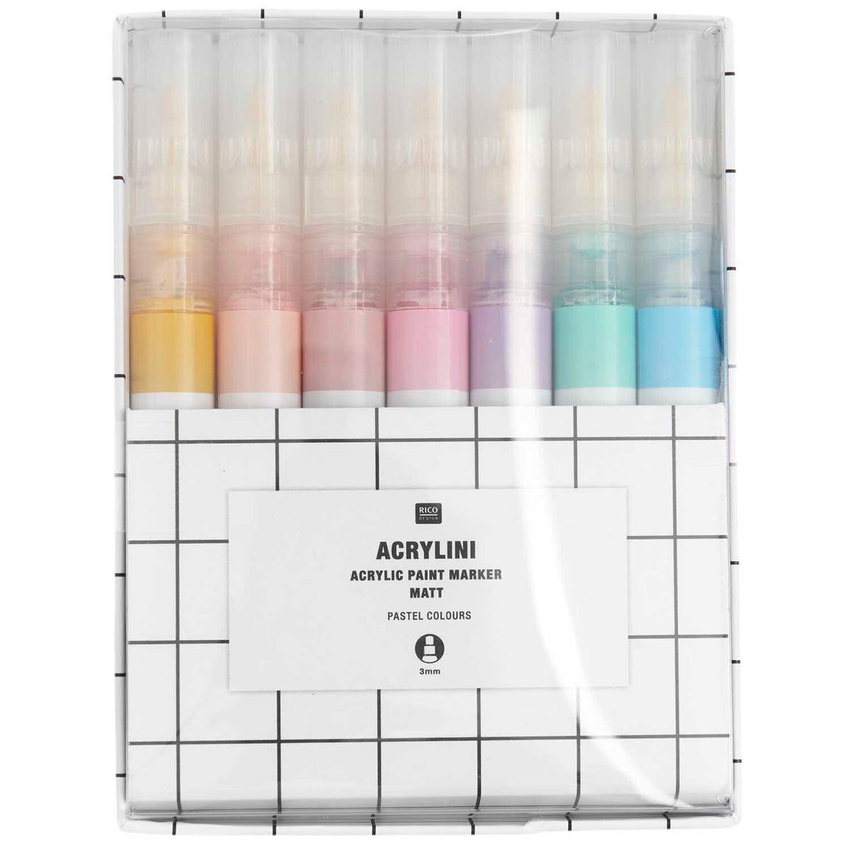 acrylverfstiften pastel RICO 3