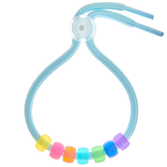 LICHTBLAUW TOUWTJE PONII BEADS (ARMBAND)