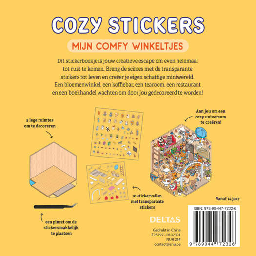 STICKERBOEK: MIJN COMFY WINKELTJES