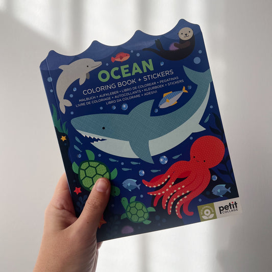 OCEAAN KLEURBOEK MET STICKERS
