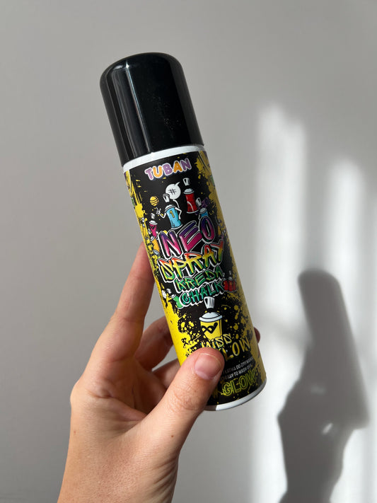 NEON KRIJT-SPRAY (GEEL)