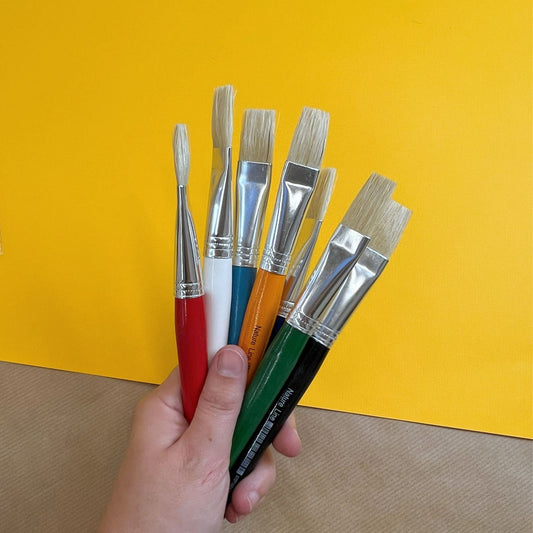 DIKKE PLATTE KLEUTERPENSEEL