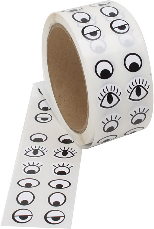 STICKERROL MET OOGJES (2000ST)