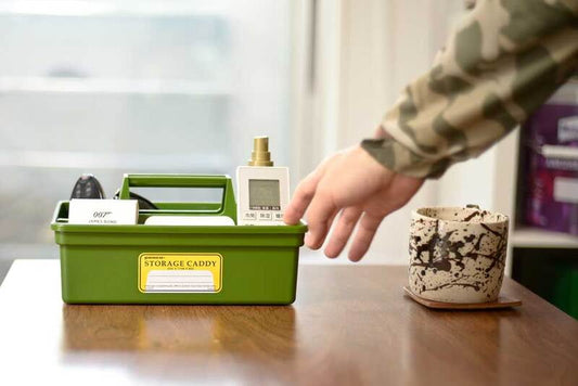 GROEN BAKJE MET HANDVAT (GROOT)