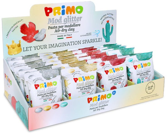 ZELFDROGENDE GLITTERKLEI GROEN