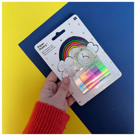 GLANSTAPE ( REGENBOOGKLEUREN)