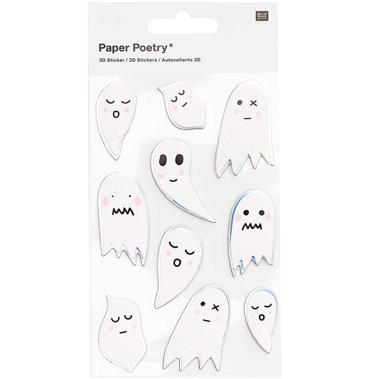 SPOOKY STICKERS  ( 3D)