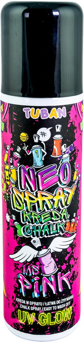 NEON KRIJT-SPRAY (ROZE)