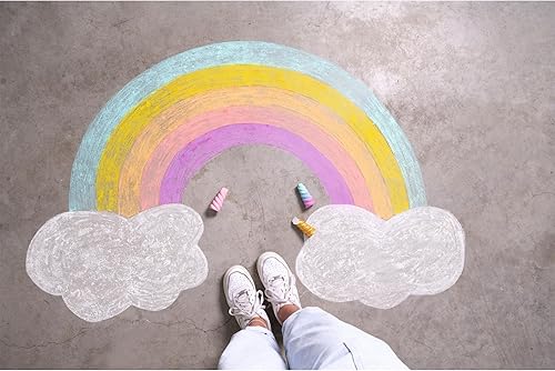 unicorn stoepkrijt folia