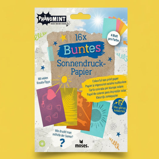 ZONNEPAPIER A5 (GEKLEURD)